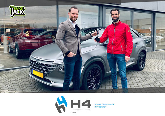 kilmeterlease via mileage registration van h4 en TrackJack