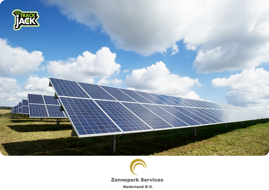 Zonnepark trackjack gps