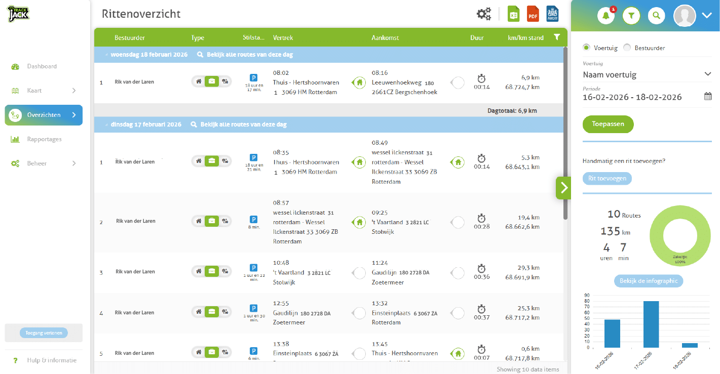 TrackJack online portal